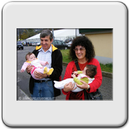 Adele e Rinaldo con Agnese e Veronica