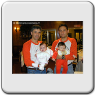 Cesare e Alessandro con Agnese e Veronica
