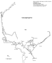Grotta degli Scogli Neri - Pianta