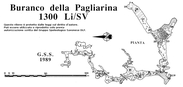 Buranco della Pagliarina - Pianta