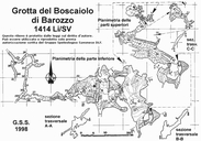 Grotta del Boscaiolo - Pianta
