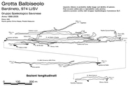 Grotta Balbiseolo - Sezione