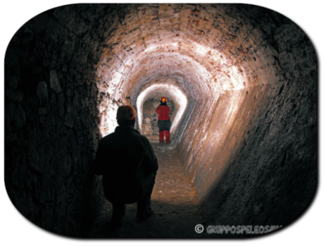 Galleria di Contromina nella fortezza del Priamàr